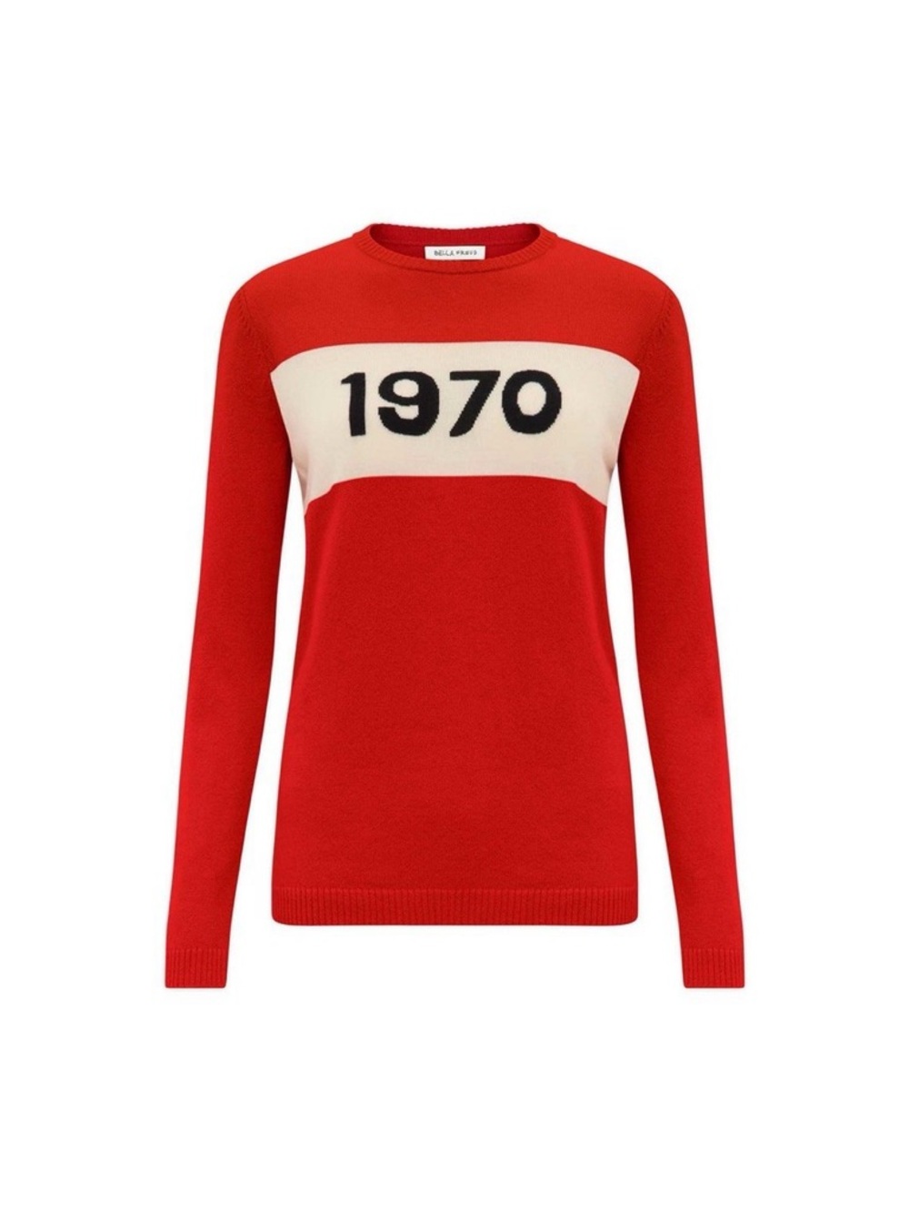 NEW Bella Freud 1970 Graphic Crewneck Sweater/Jumper